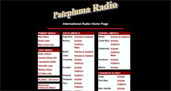 Desktop Screenshot of pateplumaradio.com